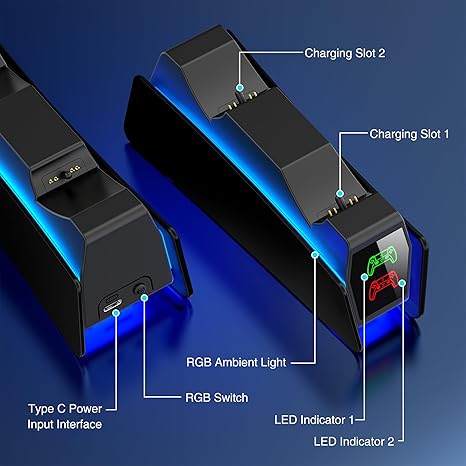 PS5 Controller Charger Station