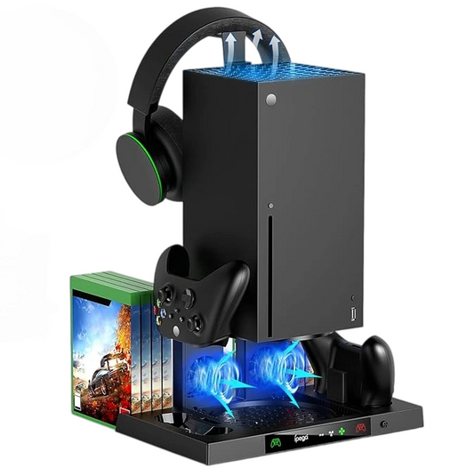 Cooling Fan Stand&Charging Station For Xbox Series X