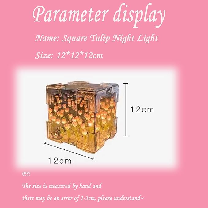Tulip Mirror Cube Lamp