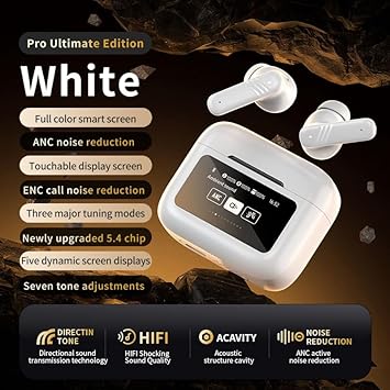 Wireless Earbuds With Touch Screen