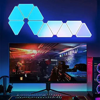 LED Triangular Quantum Lamp