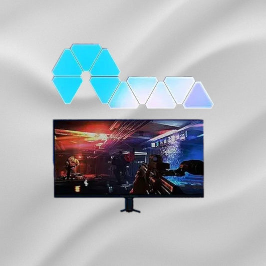 LED Triangular Quantum Lamp