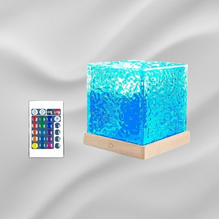 Northern Lights Cube Lamp