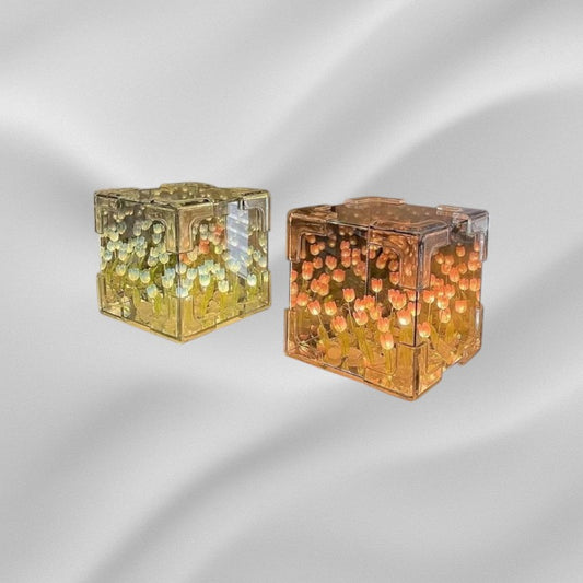 Tulip Mirror Cube Lamp