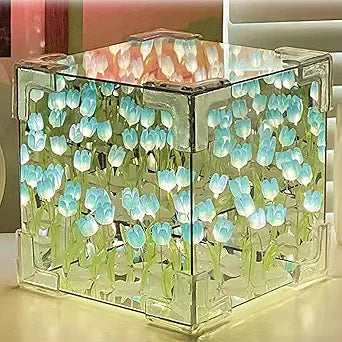 Tulip Mirror Cube Lamp