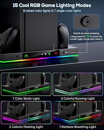 Cooling Fan Stand&Charging Station For Xbox Series X