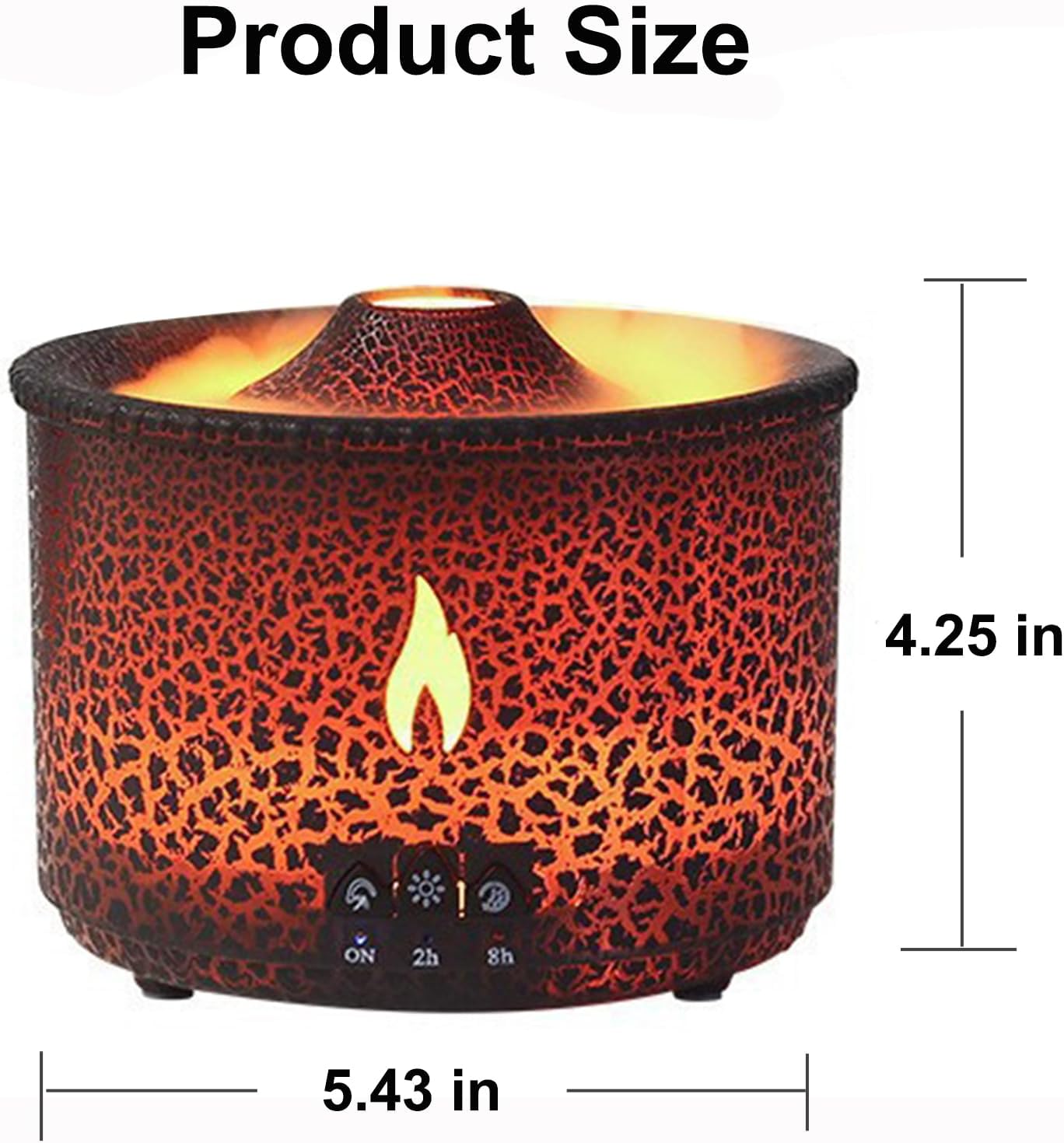 Volcano Fire Flame Humidifier