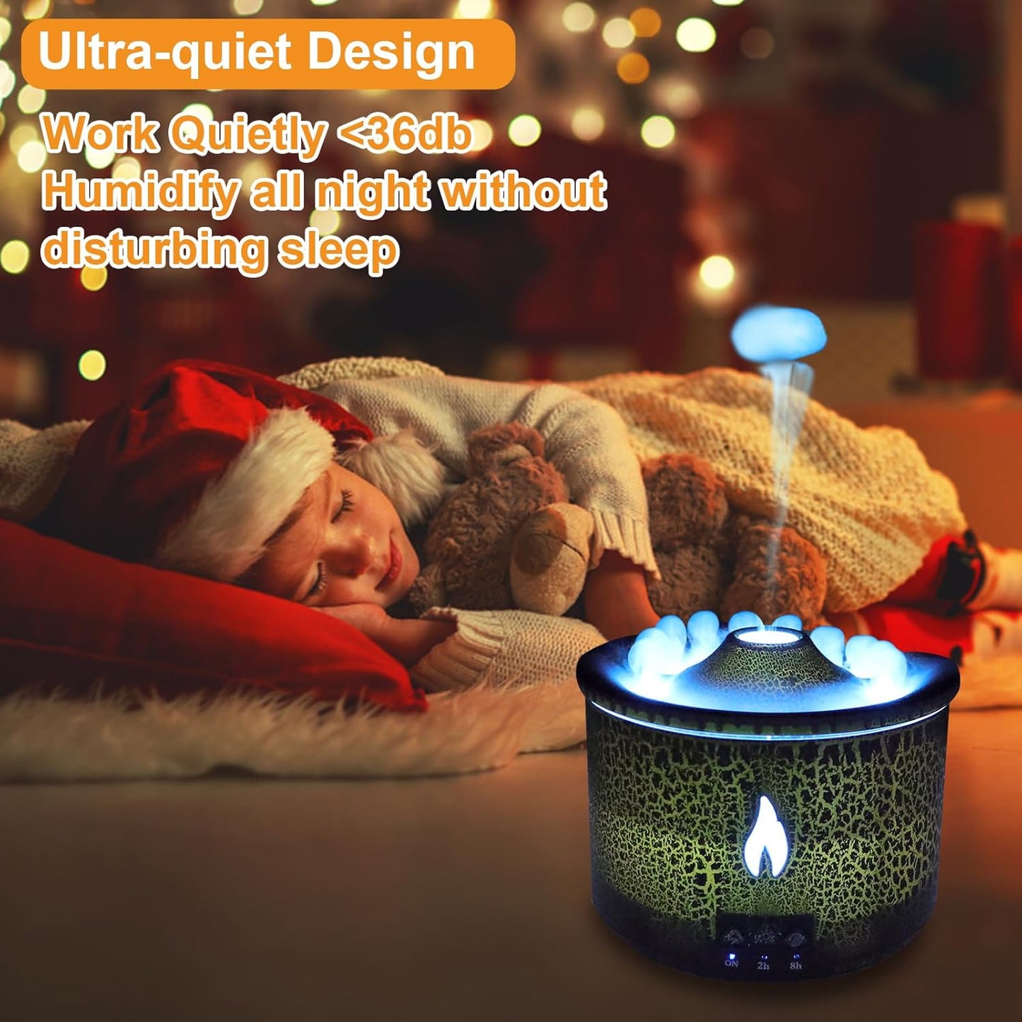 Volcano Fire Flame Humidifier