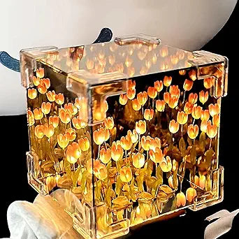 Tulip Mirror Cube Lamp