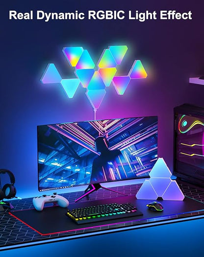 LED Triangular Quantum Lamp