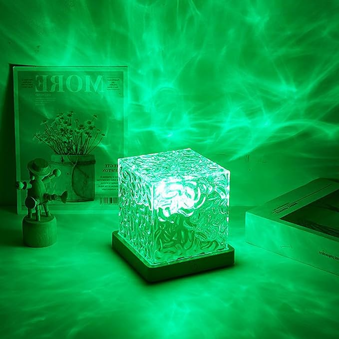 Northern Lights Cube Lamp