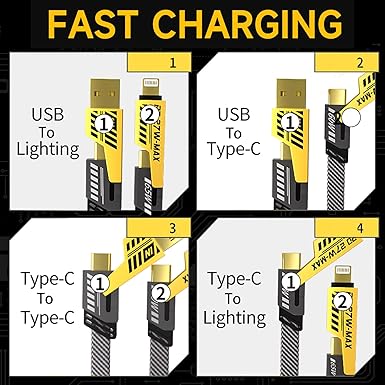 4 in 1 Charging Cable