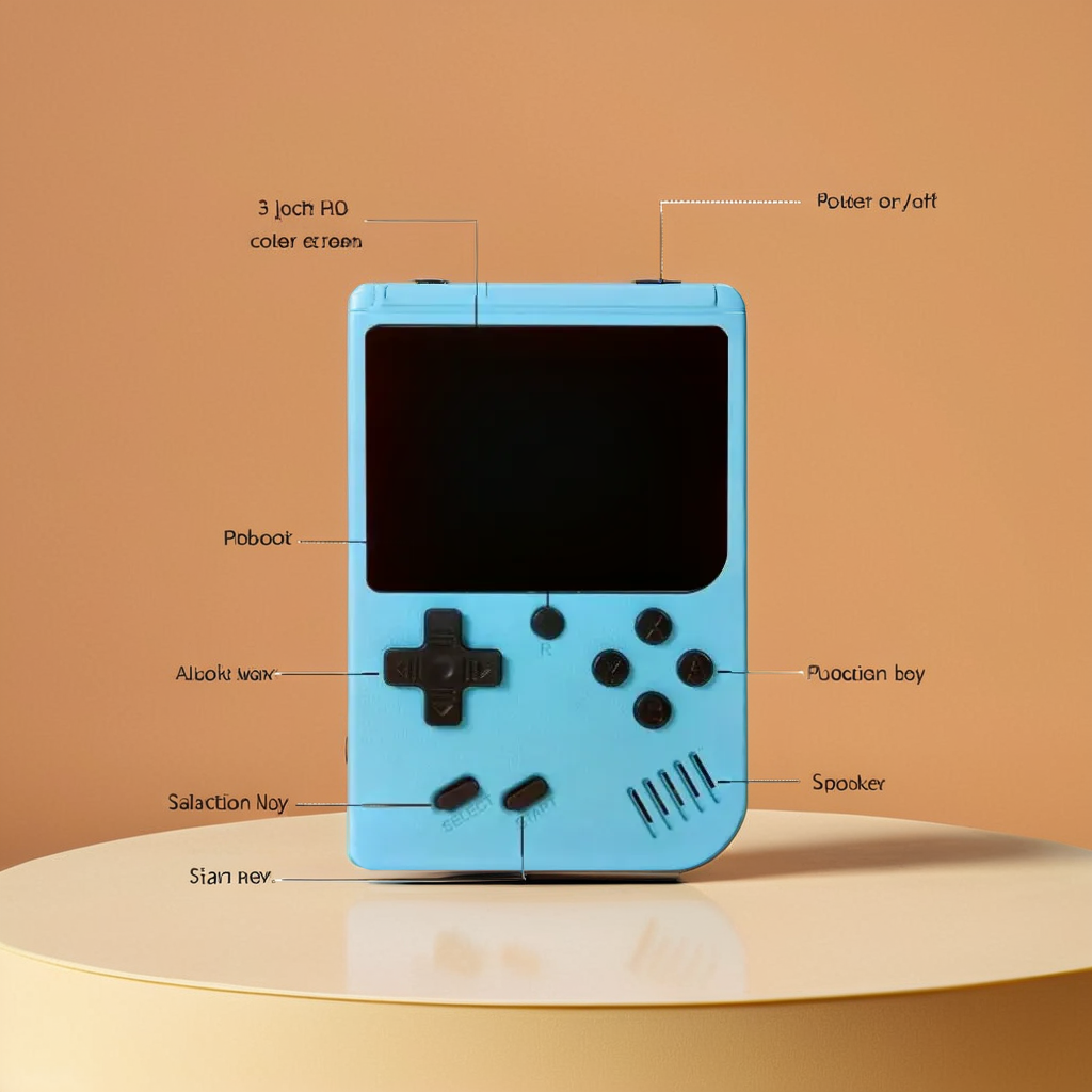 Retro Handheld Game Console